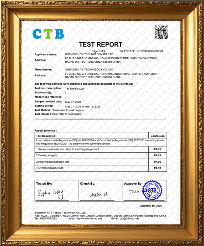 EU Food Contact Material Compliance